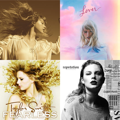 This is a 4 CD SKU bundle.
1.This CD is brand new.Format: CDMusic Style: Rock & RollThis item's title is: Fearless (Taylor's Version) (2CD)Artist: Taylor SwiftBarcode: 602435845098Release Date: 4/9/2021
2.This CD is brand new.