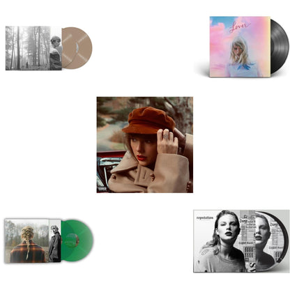 This is a 5 LP Vinyl SKU bundle.
1.This LP Vinyl is brand new.Format: LP VinylMusic Style: VocalThis item's title is: Folklore (X) (Beige Vinyl/2LP)Artist: Taylor SwiftLabel: Republic RecordsBarcode: 602435034881Release Date: 7/23/2021
2.This LP Vinyl is brand new.