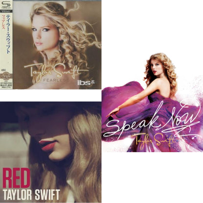 This is a 3 CD SKU bundle.
1.This CD is brand new.Format: CDMusic Style: CountryThis item's title is: FearlessArtist: Taylor SwiftLabel: Big Machine RecordsBarcode: 4988005724175Release Date: 10/24/2012
2.This CD is brand new.