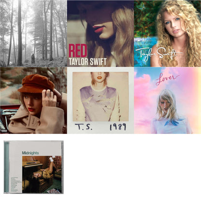 This is a 7 CD SKU bundle.
1.This CD is brand new.Format: CDMusic Style: VocalThis item's title is: Folklore (Edited)Artist: Taylor SwiftLabel: REPUBLICBarcode: 602435034799Release Date: 8/7/2020
2.This CD is brand new.