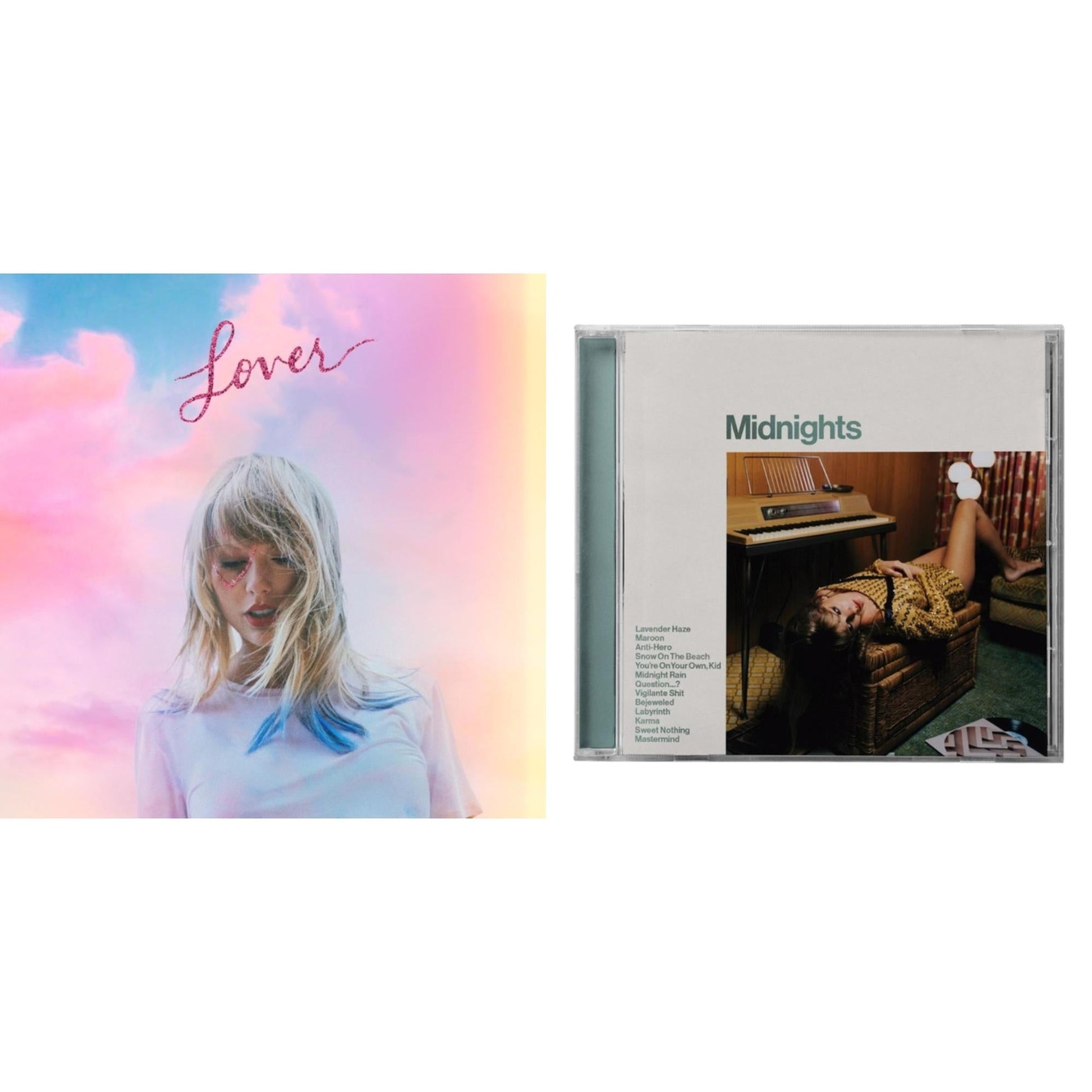 This is a 2 CD SKU bundle.
1.This CD is brand new.Format: CDThis item's title is: Lover (Deluxe) (Version 4)Artist: Taylor SwiftLabel: REPUBLICBarcode: 602577928222Release Date: 8/23/2019
2.This CD is brand new.