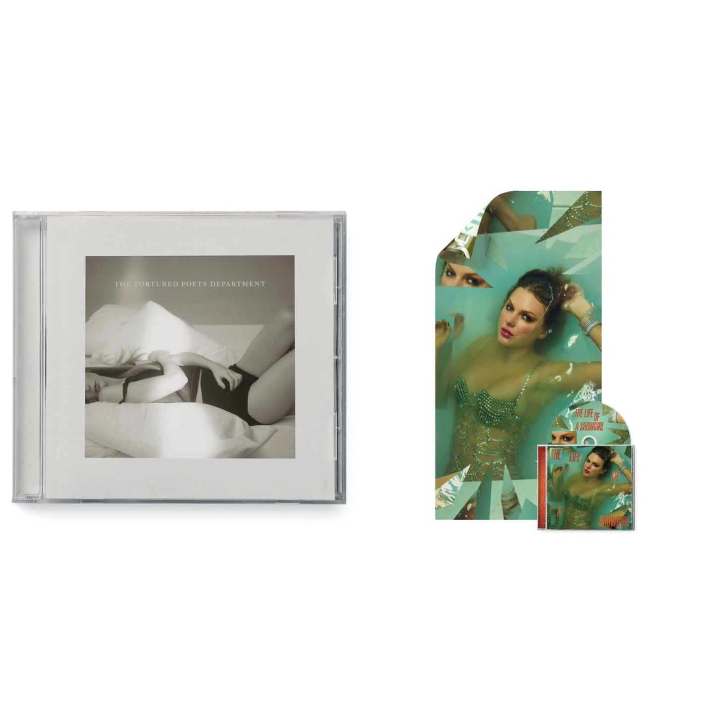 Tortured Poets Department (X) (Manuscript- Bonus Track) & Life Of A Showgirl (X) (Sweat & Vanilla Perfume CD W/ Poster)