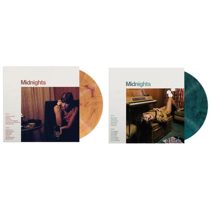 This is a 2 LP Vinyl SKU bundle.
1.This LP Vinyl is brand new.Format: LP VinylMusic Style: Synth-popThis item's title is: Midnights (X) (Blood Moon LP Vinyl)Artist: Taylor SwiftLabel: REPUBLICBarcode: 602445790067Release Date: 10/21/2022
2.This LP Vinyl is brand new.