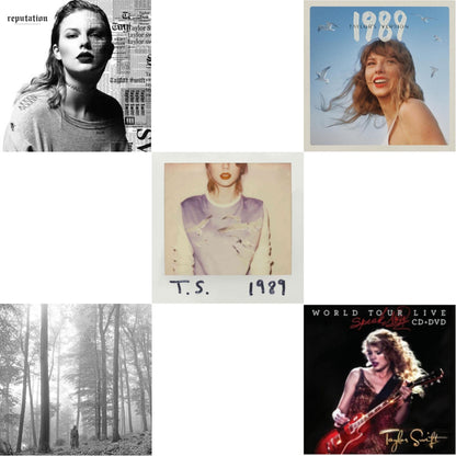 This is a 5 CD SKU bundle.
1.This CD is brand new.Format: CDMusic Style: VocalThis item's title is: Folklore (Edited)Artist: Taylor SwiftLabel: REPUBLICBarcode: 602435034799Release Date: 8/7/2020
2.This CD is brand new.