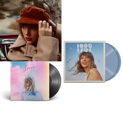 This is a 3 LP Vinyl SKU bundle.
1.This LP Vinyl is brand new.Format: LP VinylMusic Style: BalladThis item's title is: Red (Taylor's Version) (4LP)Artist: Taylor SwiftLabel: REPUBLICBarcode: 602438633258Release Date: 11/12/2021
2.This LP Vinyl is brand new.