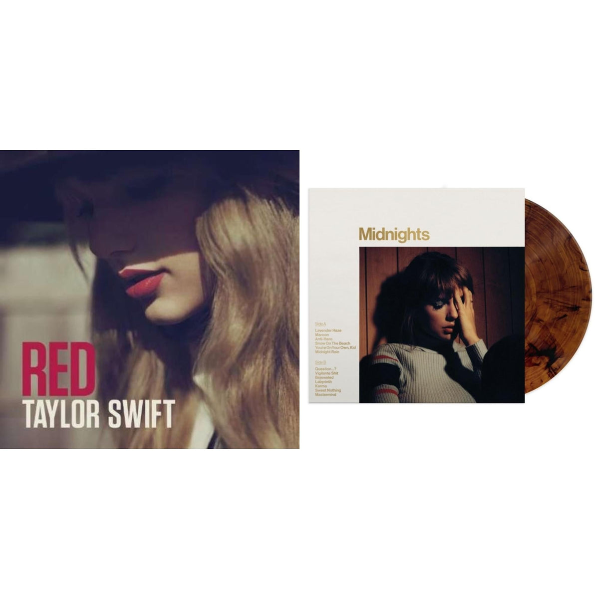 Midnights (X) (Mahogany Color LP Vinyl) & Red
