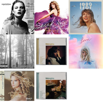 This is a 8 CD SKU bundle.
1.This CD is brand new.Format: CDMusic Style: CountryThis item's title is: FearlessArtist: Taylor SwiftLabel: Big Machine RecordsBarcode: 4988005724175Release Date: 10/24/2012
2.This CD is brand new.