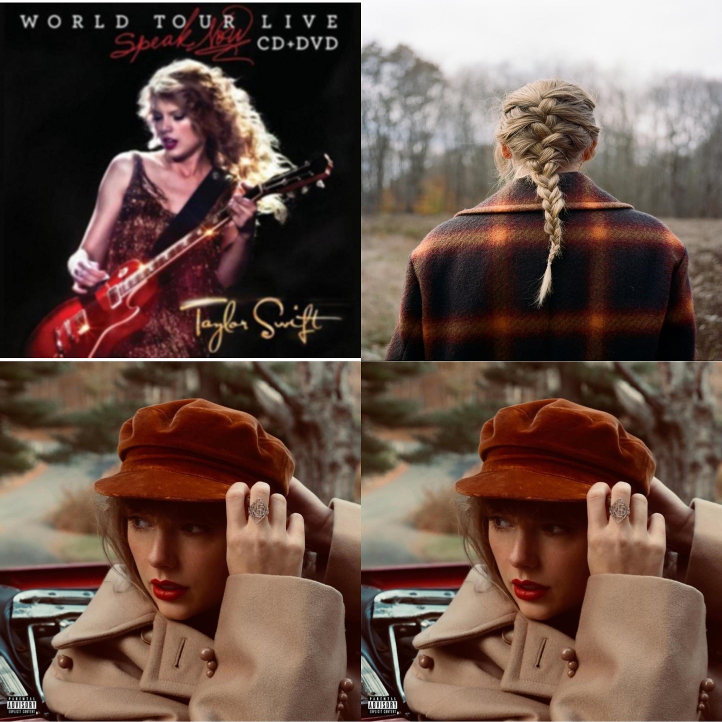 This is a 4 CD SKU bundle.
1.This CD is brand new.Format: CDMusic Style: Alternative RockThis item's title is: Evermore (X)Artist: Taylor SwiftLabel: REPUBLICBarcode: 602435648583Release Date: 12/18/2020
2.This CD is brand new.