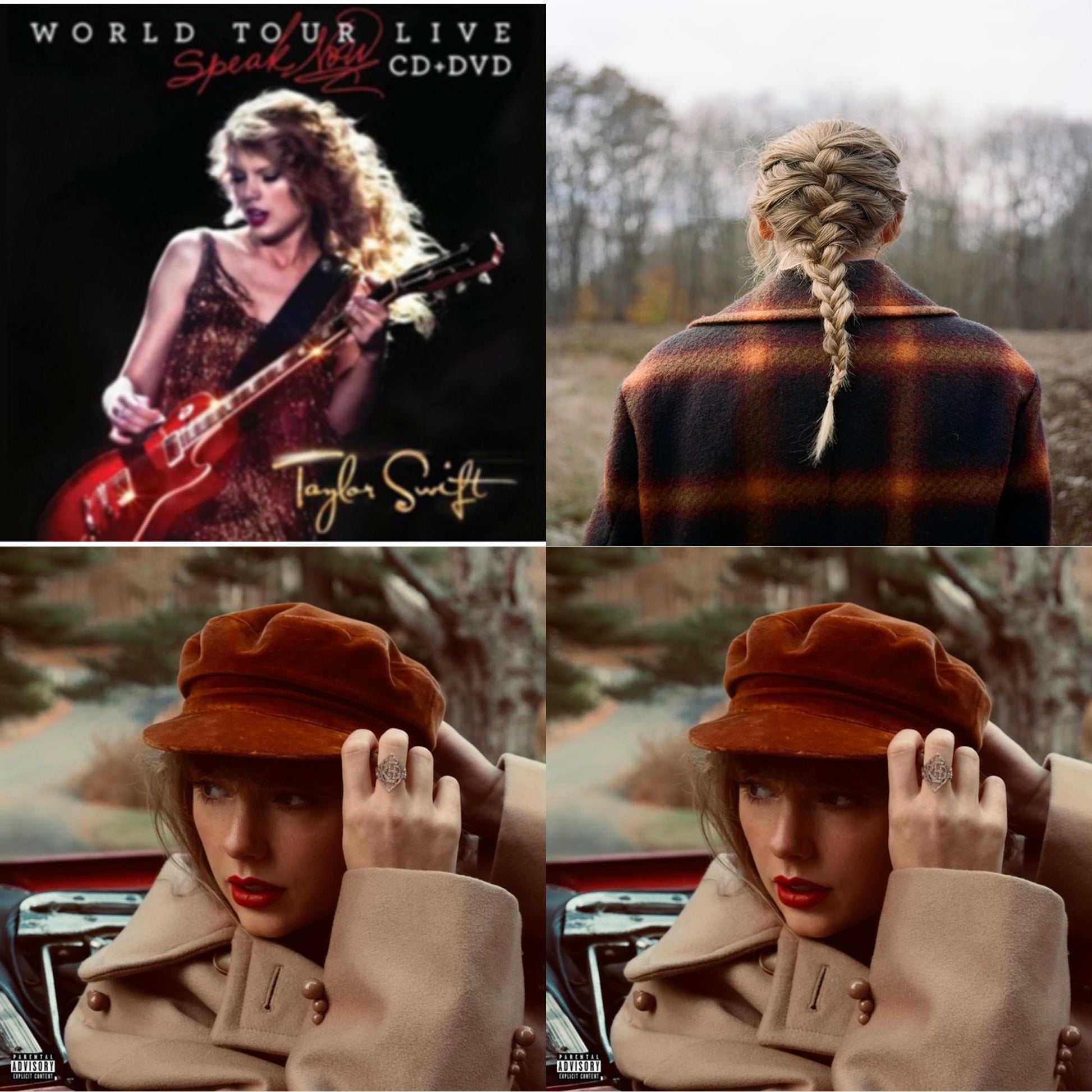 This is a 4 CD SKU bundle.
1.This CD is brand new.Format: CDMusic Style: Alternative RockThis item's title is: Evermore (X)Artist: Taylor SwiftLabel: REPUBLICBarcode: 602435648583Release Date: 12/18/2020
2.This CD is brand new.