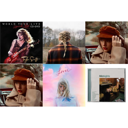 This is a 6 CD SKU bundle.
1.This CD is brand new.Format: CDMusic Style: Alternative RockThis item's title is: Evermore (X)Artist: Taylor SwiftLabel: REPUBLICBarcode: 602435648583Release Date: 12/18/2020
2.This CD is brand new.