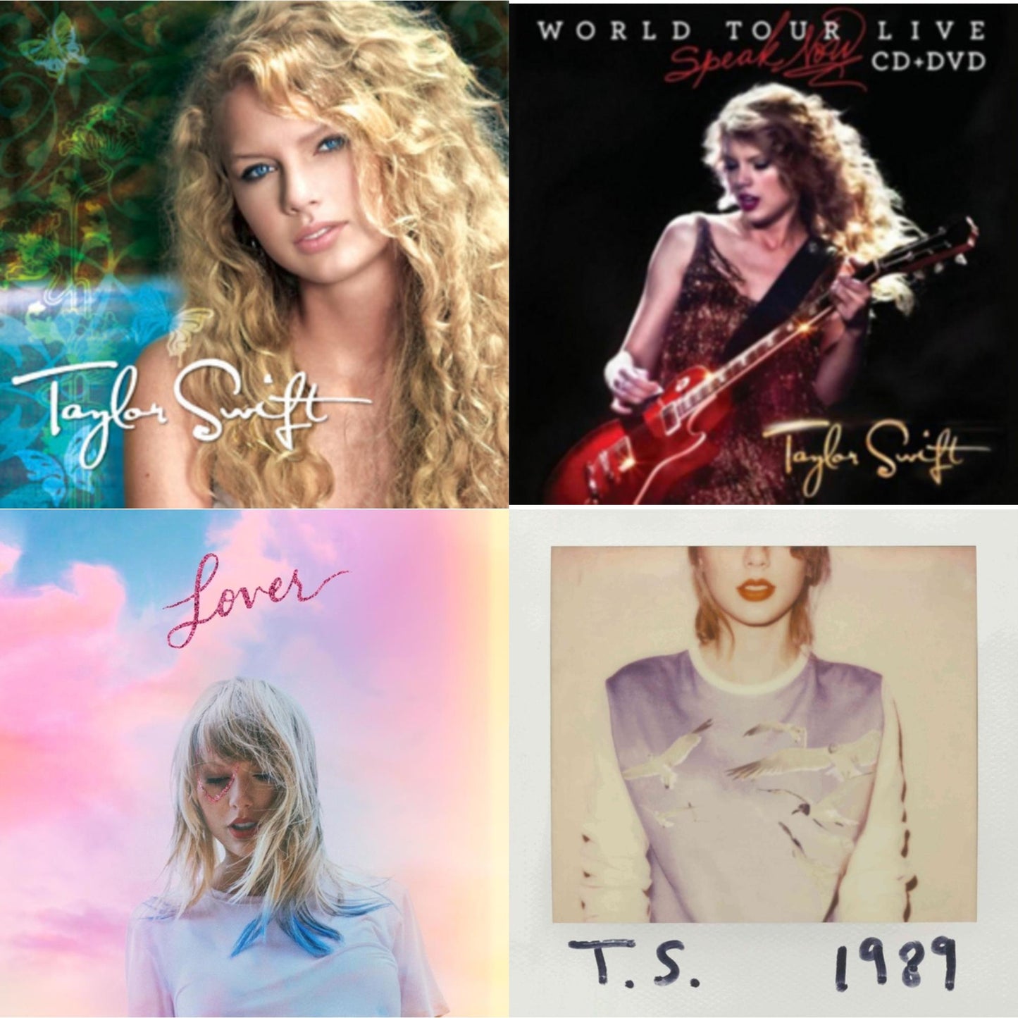 This is a 4 CD SKU bundle.
1.This CD is brand new.Format: CDMusic Style: CountryThis item's title is: Taylor SwiftArtist: Taylor SwiftLabel: Big Machine RecordsBarcode: 602517874695Release Date: 8/3/2009
2.This CD is brand new.