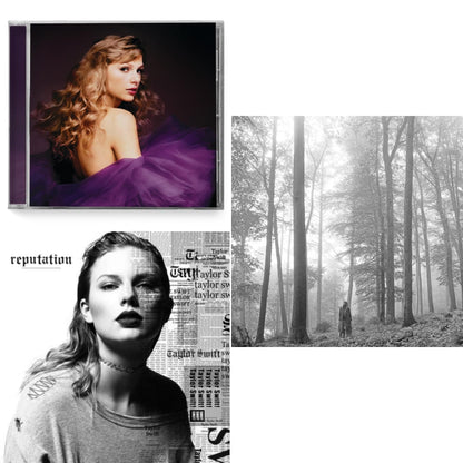 This is a 3 CD SKU bundle.
1.This CD is brand new.Format: CDMusic Style: VocalThis item's title is: Folklore (Edited)Artist: Taylor SwiftLabel: REPUBLICBarcode: 602435034799Release Date: 8/7/2020
2.This CD is brand new.