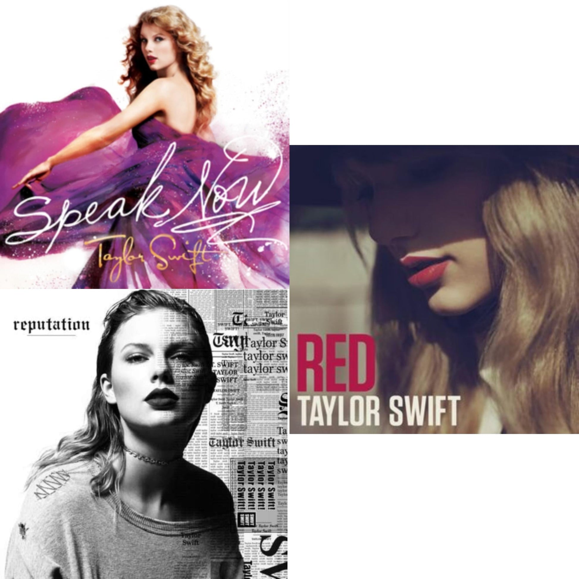 This is a 3 CD SKU bundle.
1.This CD is brand new.Format: CDMusic Style: CountryThis item's title is: Speak NowArtist: Taylor SwiftLabel: Rock/PopBarcode: 602527493954Release Date: 10/25/2010
2.This CD is brand new.