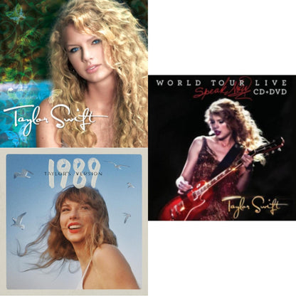 This is a 3 CD SKU bundle.
1.This CD is brand new.Format: CDMusic Style: Synth-popThis item's title is: 1989 (Taylor's Version)Artist: Taylor SwiftLabel: TAYLOR SWIFT / REPUBLIC RECORDBarcode: 602455976567Release Date: 10/27/2023
2.This CD is brand new.