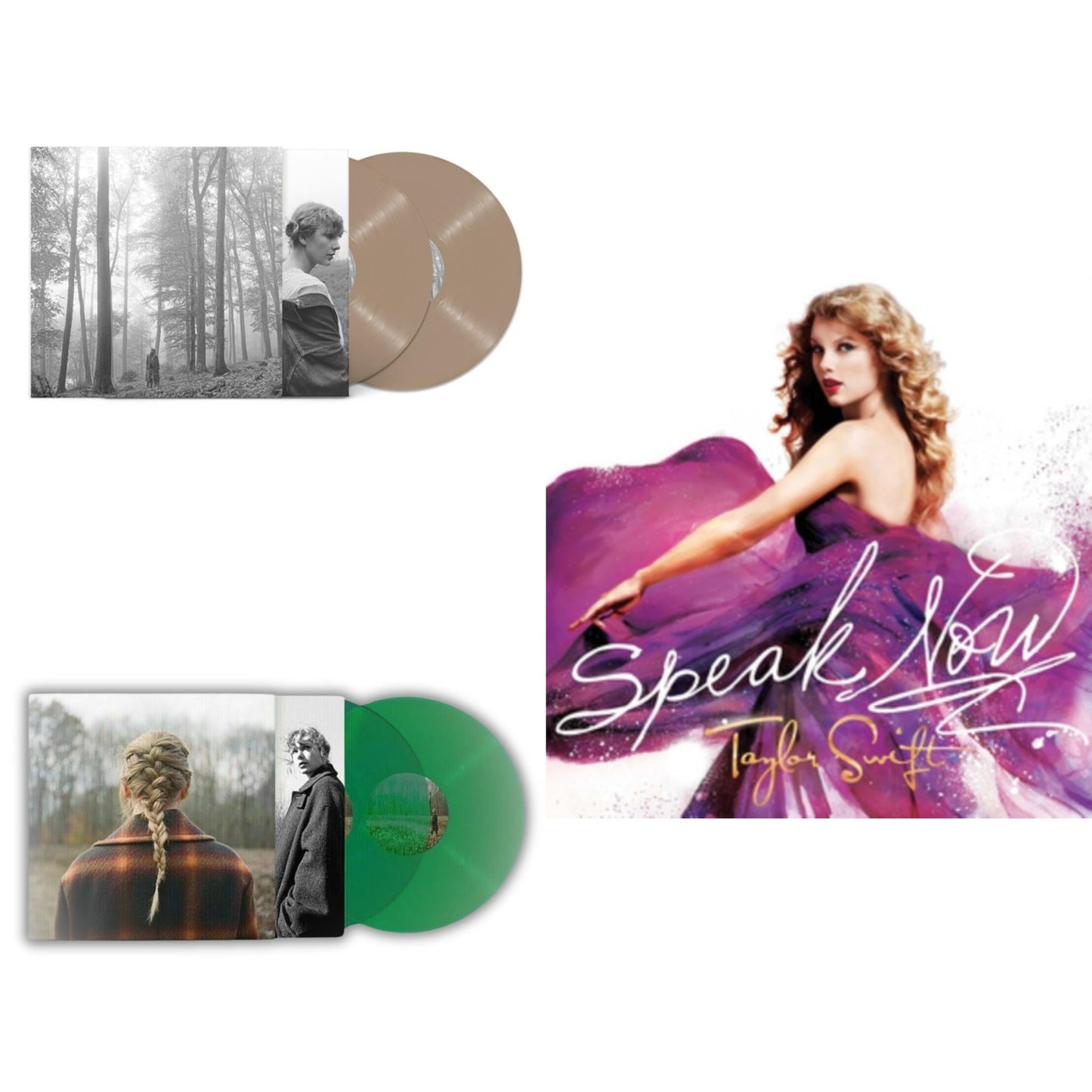 This is a 3 LP Vinyl SKU bundle.
1.This LP Vinyl is brand new.Format: LP VinylMusic Style: VocalThis item's title is: Folklore (X) (Beige Vinyl/2LP)Artist: Taylor SwiftLabel: Republic RecordsBarcode: 602435034881Release Date: 7/23/2021
2.This LP Vinyl is brand new.
