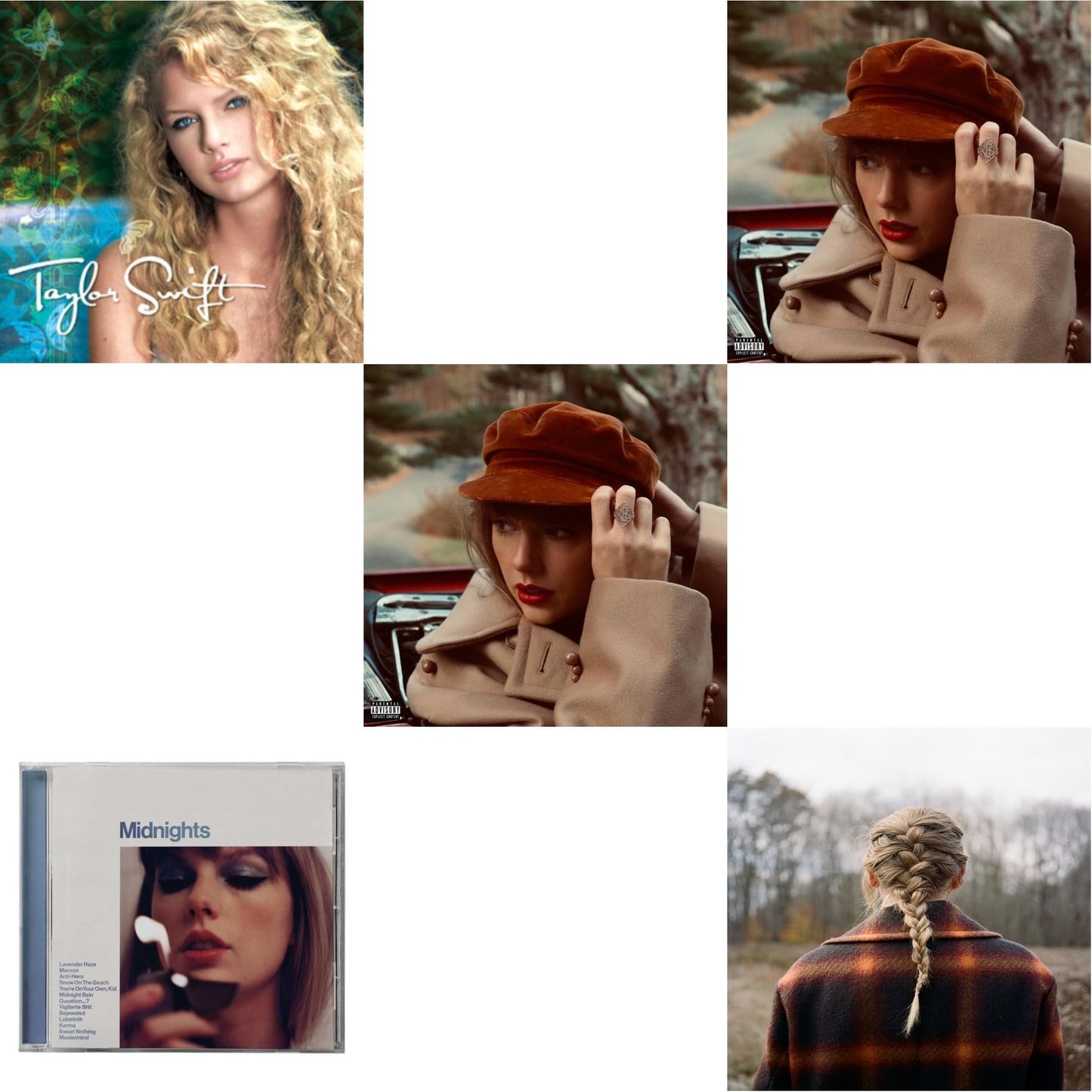 This is a 5 CD SKU bundle.
1.This CD is brand new.Format: CDMusic Style: Alternative RockThis item's title is: Evermore (X)Artist: Taylor SwiftLabel: REPUBLICBarcode: 602435648583Release Date: 12/18/2020
2.This CD is brand new.