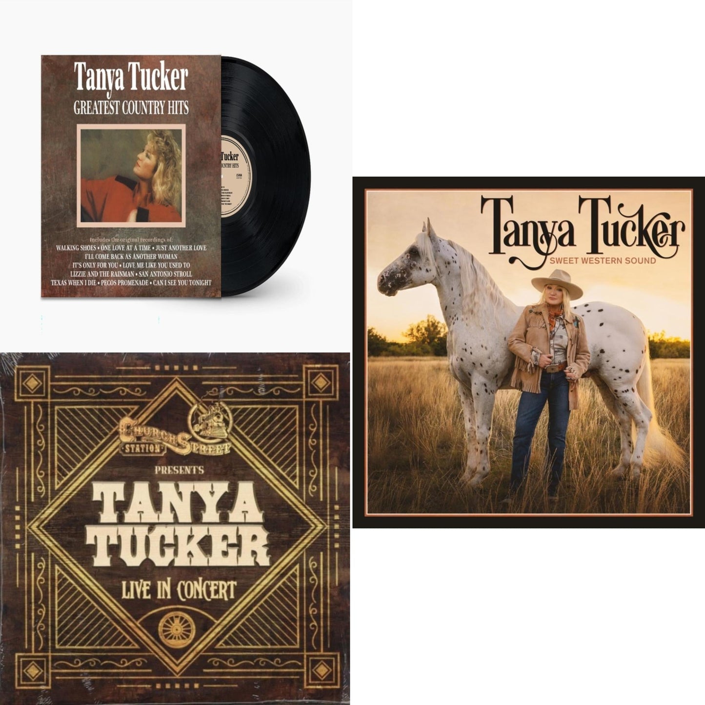 Greatest Country Hits & Live At Church Street Station & Sweet Western Sound