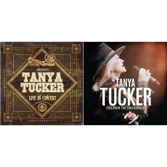 Tanya Tucker - Live At Church Street Station & Live From The Troubadour (Black/Pink/Blue Splatter Vinyl/2LP)