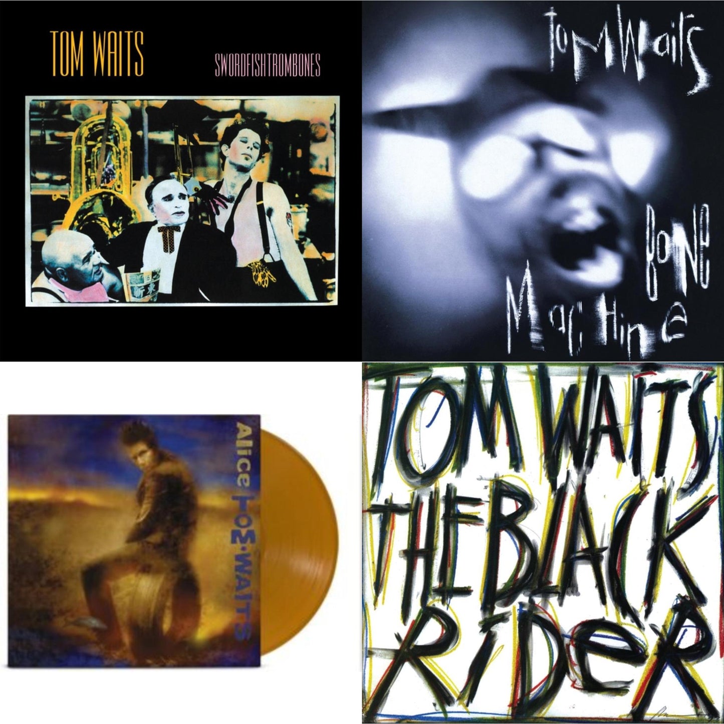This is a 4 LP Vinyl SKU bundle.
1.This LP Vinyl is brand new.Format: LP VinylMusic Style: Alternative RockThis item's title is: Swordfishtrombones (Remaster)Artist: Tom WaitsLabel: ISLANDBarcode: 602448898425Release Date: 9/22/2023
2.This LP Vinyl is brand new.