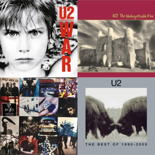 War & Unforgettable Fire & Achtung Baby (180G/2 LP) & Best Of 1990-2000 (2LP)
