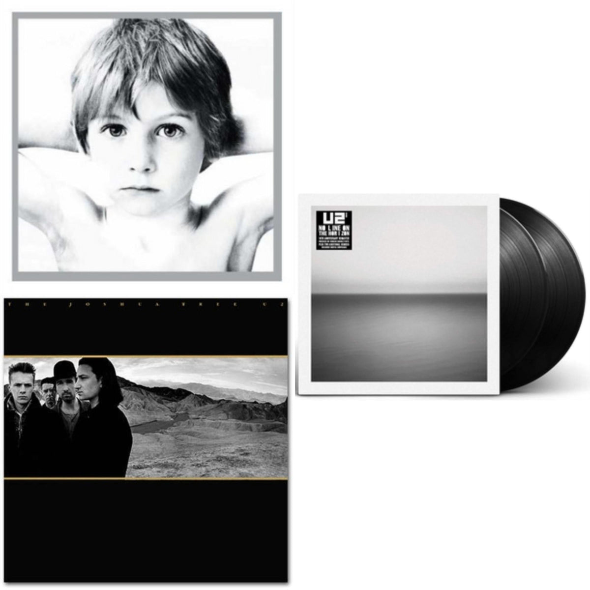 Boy & Joshua Tree & No Line On The Horizon (2 LP)