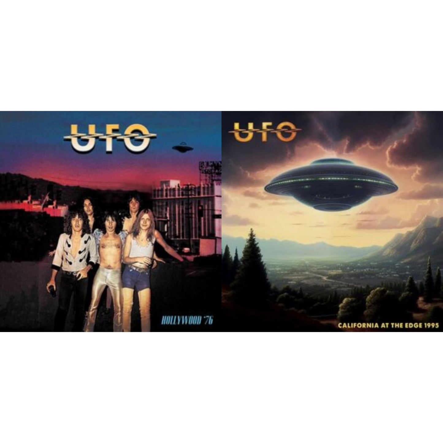 Hollywood '76 (Blue/Red Splatter LP Vinyl) & California At The Edge 1995 (Red Vinyl/2LP)