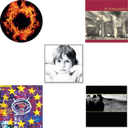 Fire (40Th Anniversary Edition/Picture Disc) & Zooropa (Transparent Yellow/2LP) & Boy & Unforgettable Fire & Joshua Tree