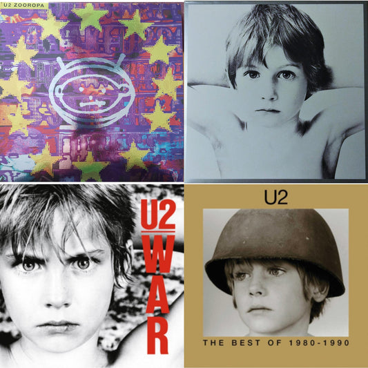 Zooropa (Transparent Yellow/2LP) & Boy & War & Best Of 1980-1990 (180G/2 LP)