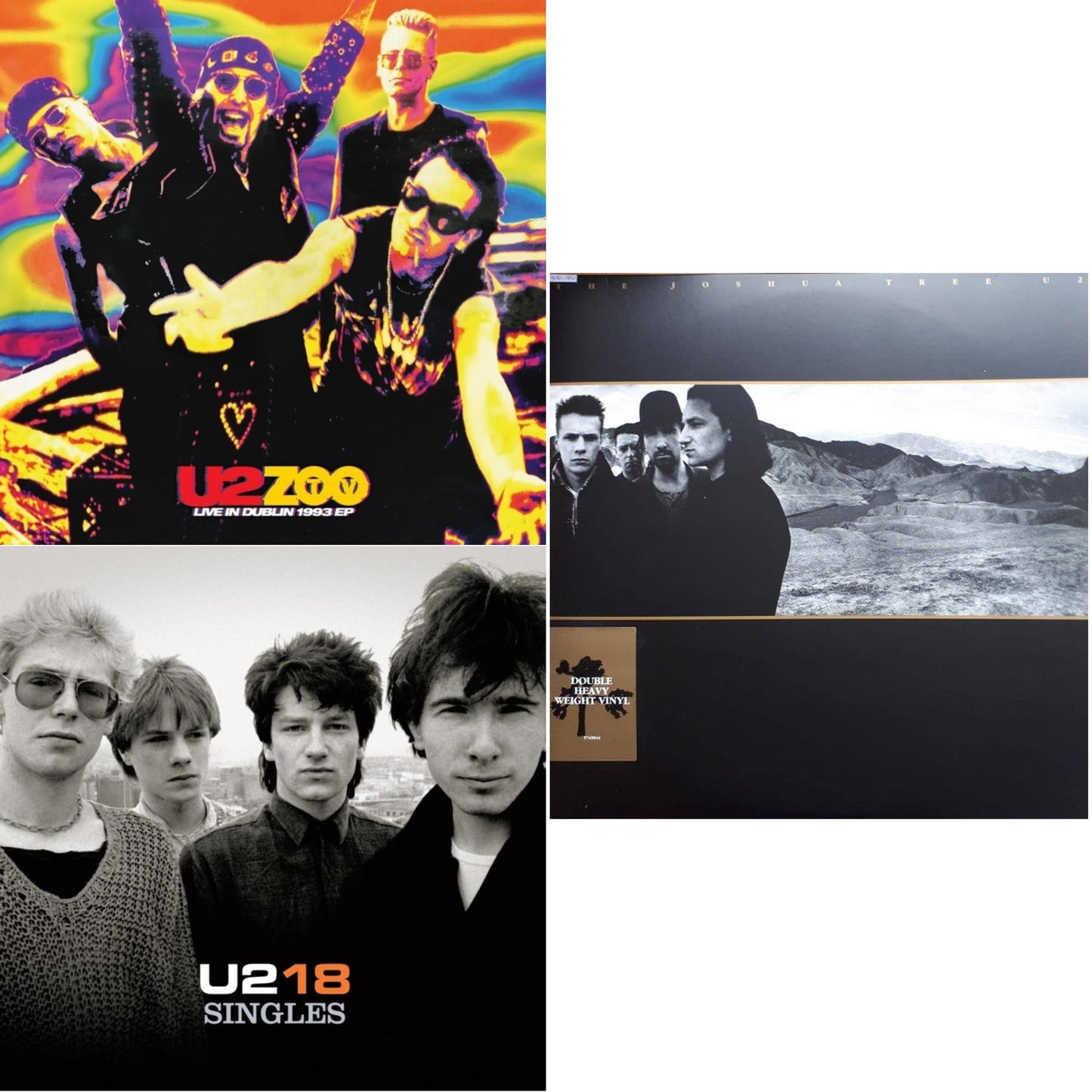 Zoo Tv: Live In Dublin 1993 (Ep) & U218 Singles & Joshua Tree