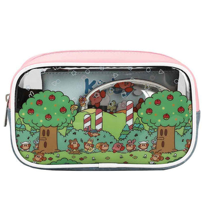Product Image : This is brand new.<br>KIRBY PICNIC TRAVEL COSMETIC BAGS - SET OF 3

Travel cosmetic bags
Set of 3
Zipper closure
Material: Synthetic Leather
Dimensions: Large Bag 9W x 7H x 2 1/4D in. Medium Bag 6 1/2W x 5H x 2D in. Small Bag 5 1/2W x 5H x 1D in.
Care: Wipe clean with a damp cloth
Imported<br>This item's title is: Travel Cosmetic Bag: Kirby - Picnic<br>Barcode: 196179209044<br>This was released: 2022