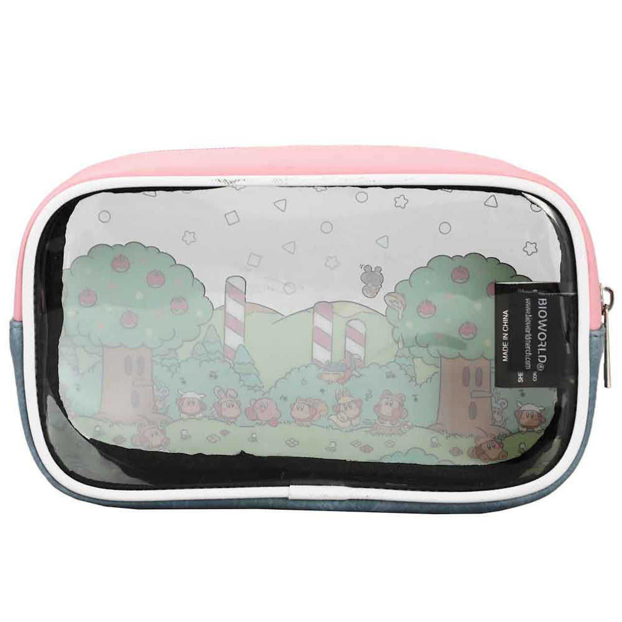 Product Image : This is brand new.<br>KIRBY PICNIC TRAVEL COSMETIC BAGS - SET OF 3

Travel cosmetic bags
Set of 3
Zipper closure
Material: Synthetic Leather
Dimensions: Large Bag 9W x 7H x 2 1/4D in. Medium Bag 6 1/2W x 5H x 2D in. Small Bag 5 1/2W x 5H x 1D in.
Care: Wipe clean with a damp cloth
Imported<br>This item's title is: Travel Cosmetic Bag: Kirby - Picnic<br>Barcode: 196179209044<br>This was released: 2022