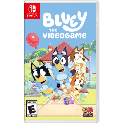 This is brand new.Join the fun with Bluey and her family in Bluey: The Videogame! Play a brand-new story set across 4 interactive adventures. For the first time ever, explore iconic locations such as the Heeler House, Playgrounds, Creek and a bonus beach location.