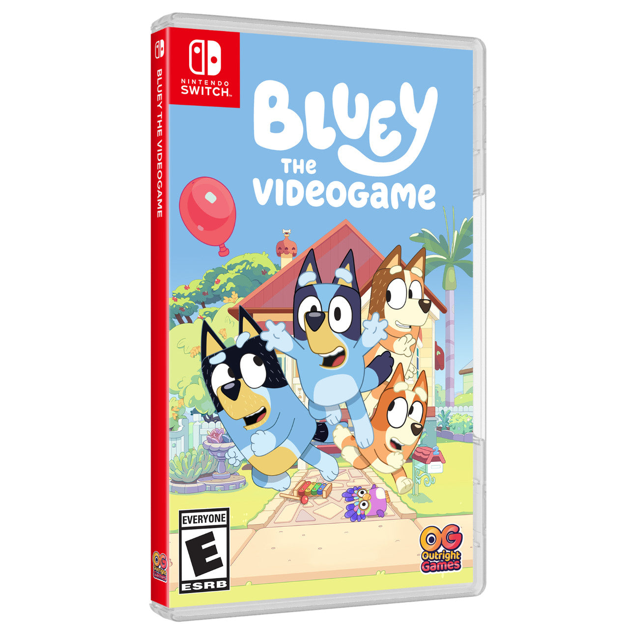 This is brand new.Join the fun with Bluey and her family in Bluey: The Videogame! Play a brand-new story set across 4 interactive adventures. For the first time ever, explore iconic locations such as the Heeler House, Playgrounds, Creek and a bonus beach location.