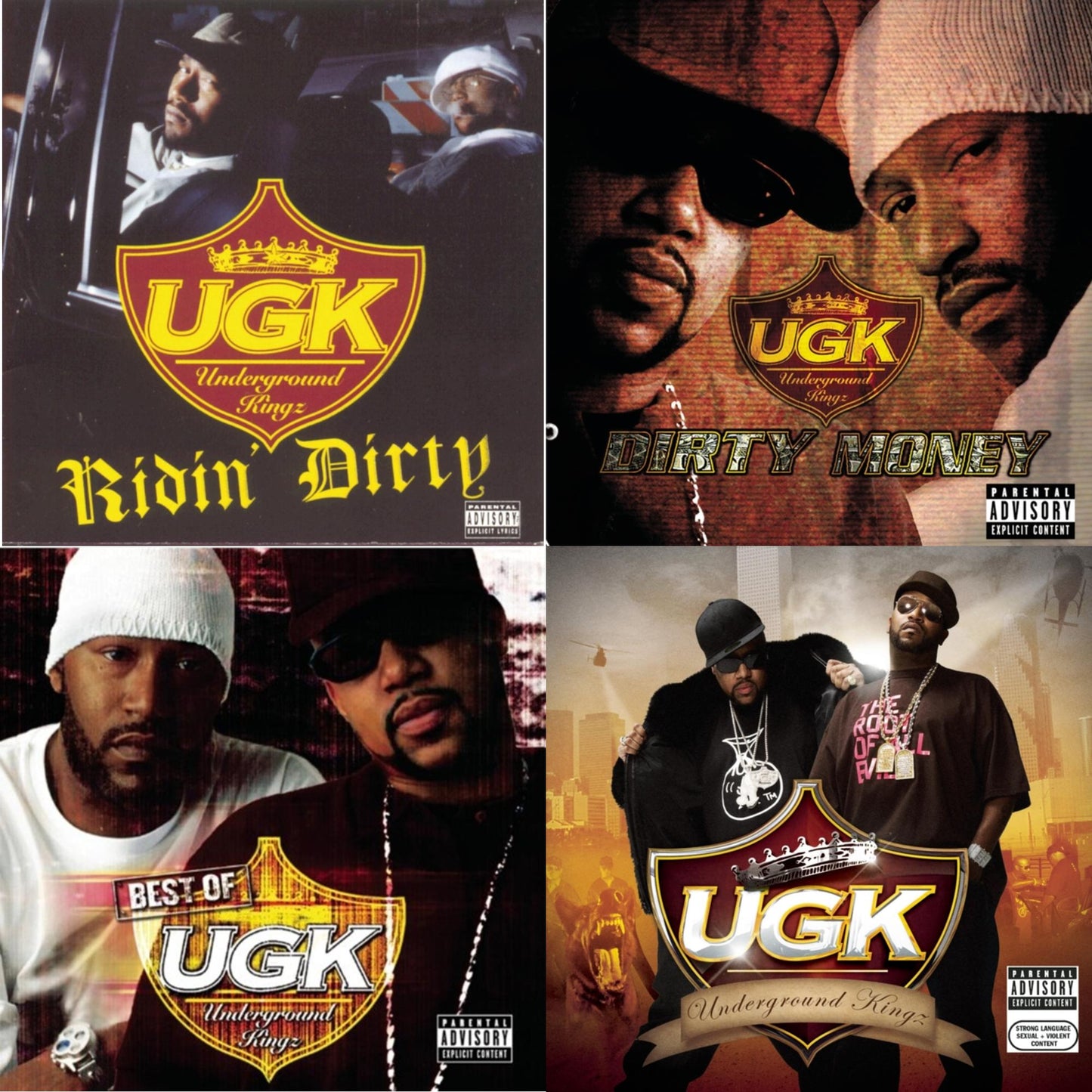 Ridin Dirty & Dirty Money & Best Of Ugk & Underground Kingz