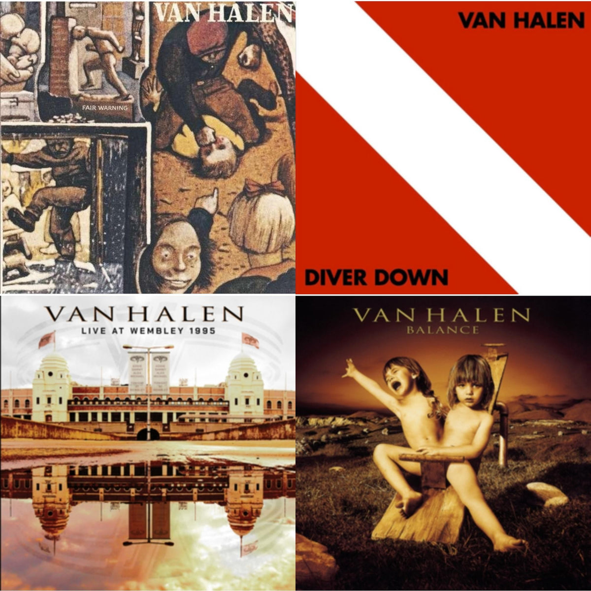 Fair Warning & Diver Down & Live At Wembley & Balance (Expanded Edition) (2LP)