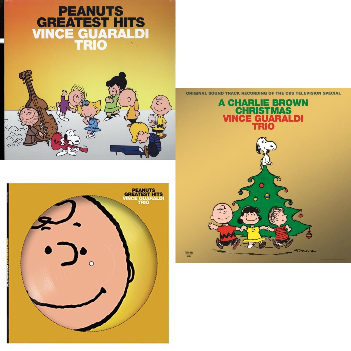 Peanuts Greatest Hits & Peanuts Greatest Hits (Picdisc) & Charlie Brown Christmas (2022 Gold Foil Edition)