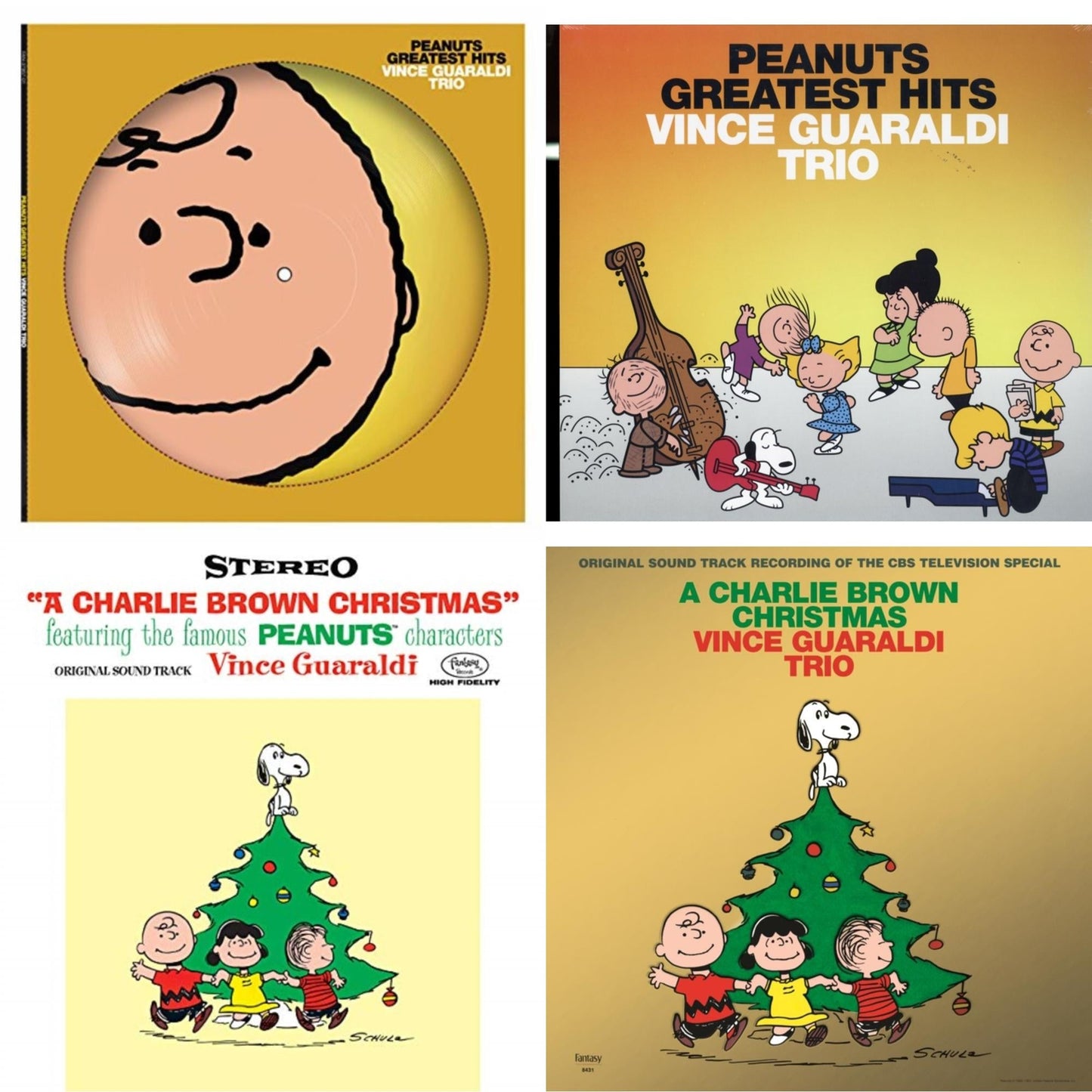 This is a 4 LP Vinyl SKU bundle.
1.This LP Vinyl is brand new.Format: LP VinylMusic Style: Contemporary JazzThis item's title is: Peanuts Greatest Hits (Picdisc)Artist: Vince Trio GuaraldiLabel: FANTASYBarcode: 888072379572Release Date: 3/11/2016
2.This LP Vinyl is brand new.
