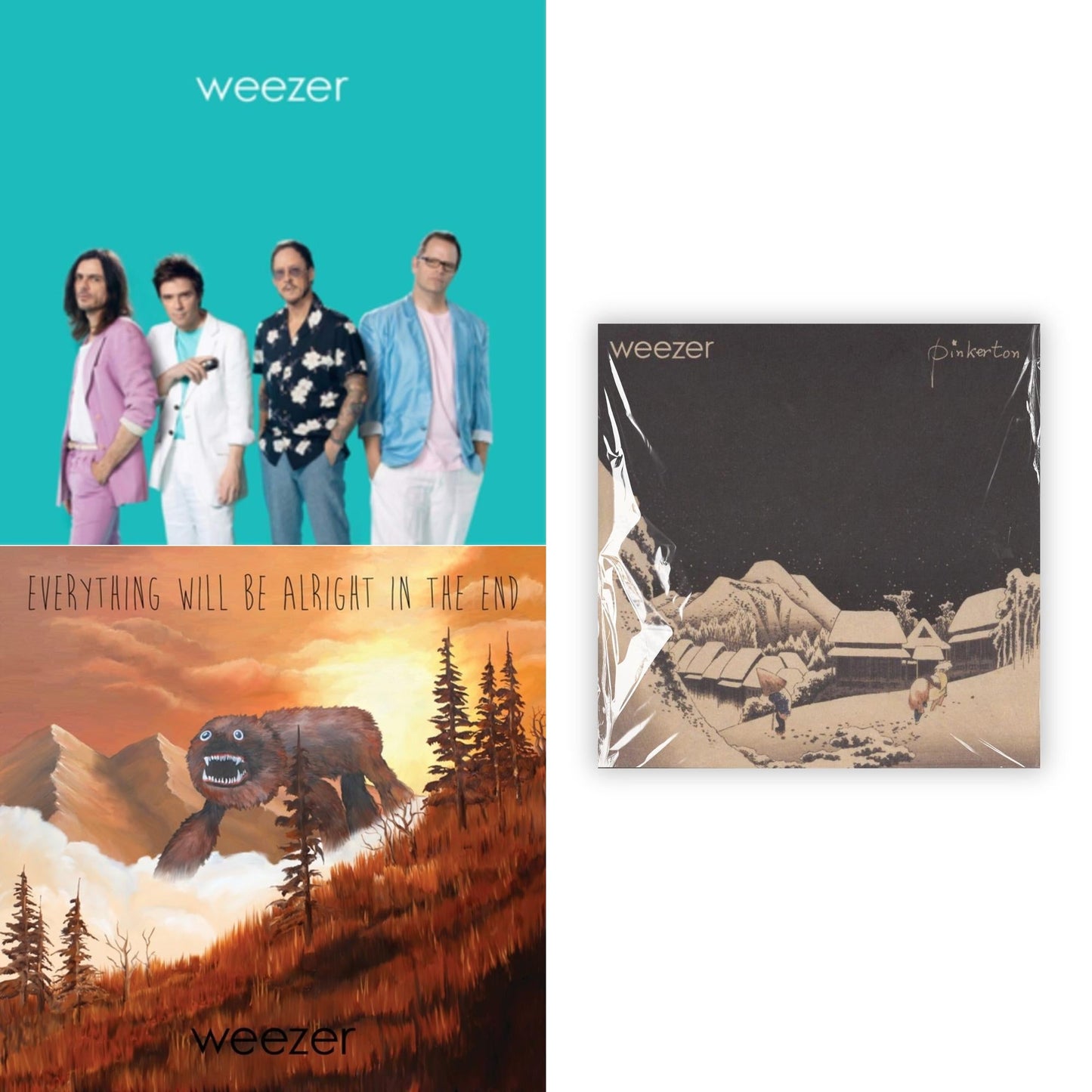 Weezer: Teal Album & Everything Will Be Alright In The End & Weezer (Red Album)