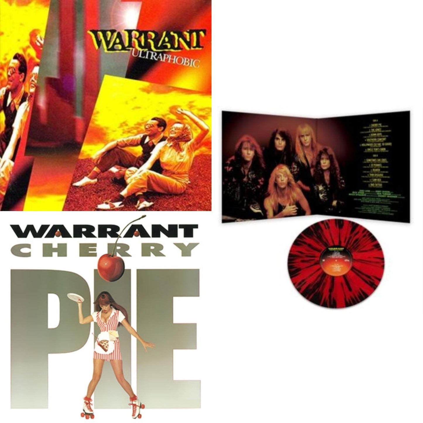 Ultraphobic & Cherry Pie (Yellow LP Vinyl/180G) & Greatest & Latest (Red & Black Splatter LP Vinyl)
