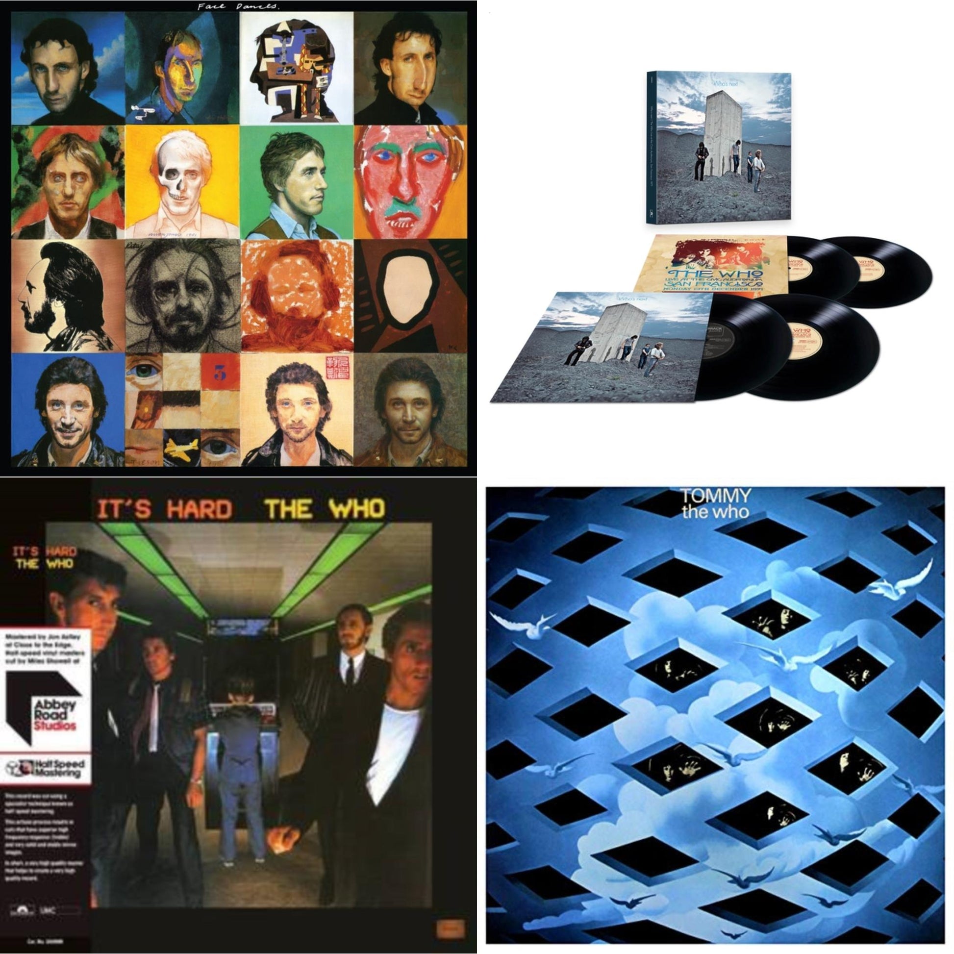 This is a 4 LP Vinyl SKU bundle.
1.This LP Vinyl is brand new.Format: LP VinylMusic Style: Pop RockThis item's title is: Face Dances (2LP/Color Vinyl)Artist: WhoLabel: GEFFENBarcode: 602435432274Release Date: 6/12/2021
2.This LP Vinyl is brand new.