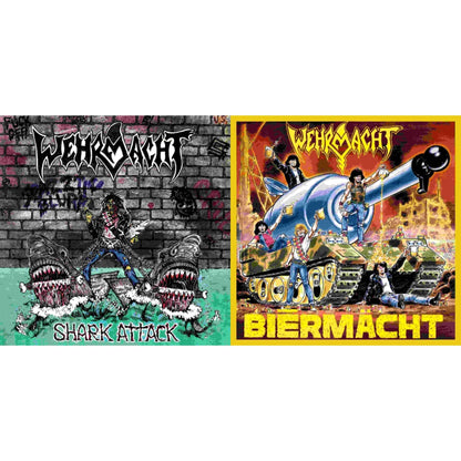 This is a 2 CD SKU bundle.
1.This CD is brand new.Format: CDMusic Style: Crossover thrashThis item's title is: Shark Attack (2CD)Artist: WehrmachtLabel: HAMMERHEARTBarcode: 8715392210129Release Date: 6/3/2022
2.This CD is brand new.