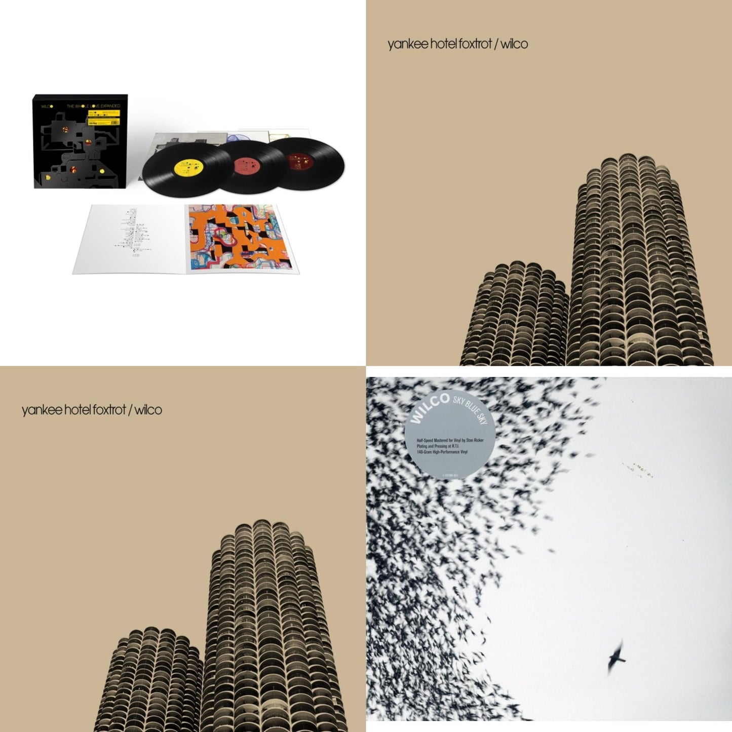 This is a 4 LP Vinyl SKU bundle.
1.This LP Vinyl is brand new.Format: LP VinylThis item's title is: Whole Love Expanded (3LP/140G)Artist: WilcoBarcode: 051497424633Release Date: 5/2/2025
2.This LP Vinyl is brand new.