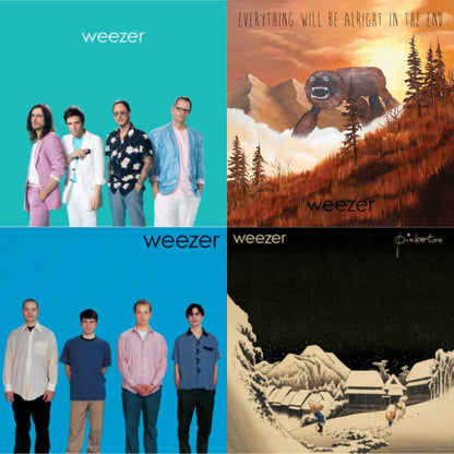 Weezer: Teal Album & Everything Will Be Alright In The End & Weezer (Blue Album) & Pinkerton