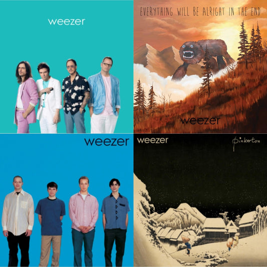 Weezer: Teal Album & Everything Will Be Alright In The End & Weezer (Blue Album) & Pinkerton
