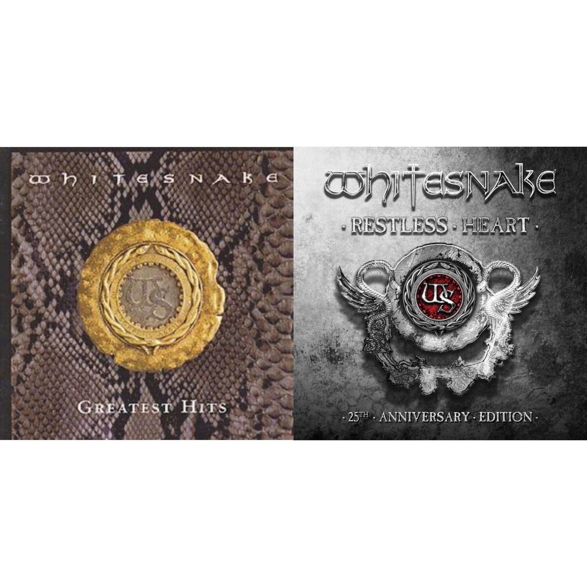 This is a 2 CD SKU bundle.
1.This CD is brand new.Format: CDMusic Style: Hard RockThis item's title is: Whitesnake's Greatest HitsArtist: WhitesnakeLabel: Rock/PopBarcode: 724383002924Release Date: 7/4/1994
2.This CD is brand new.