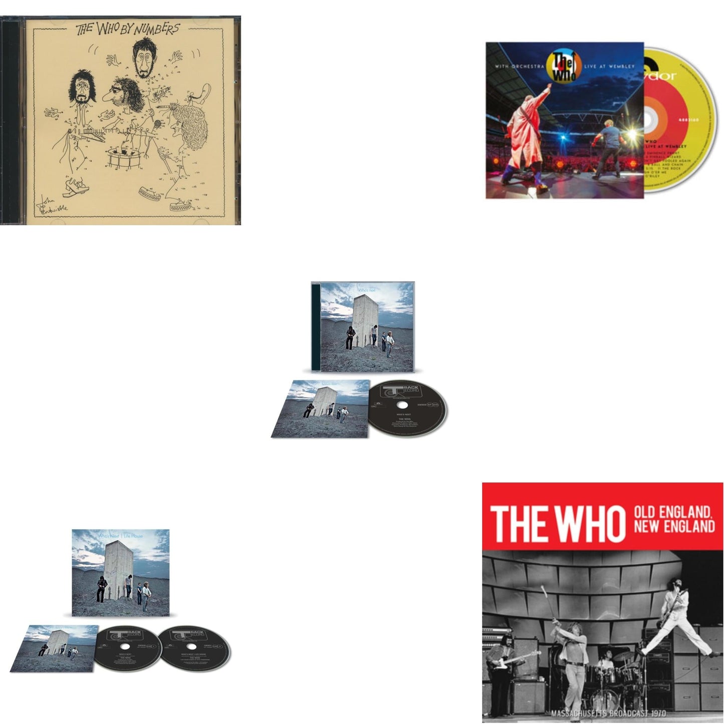 Who By Numbers & Who's Next/Life House (2CD) & Who's Next (Remastered Original Album) & Who With Orchestra & Old England, New England
