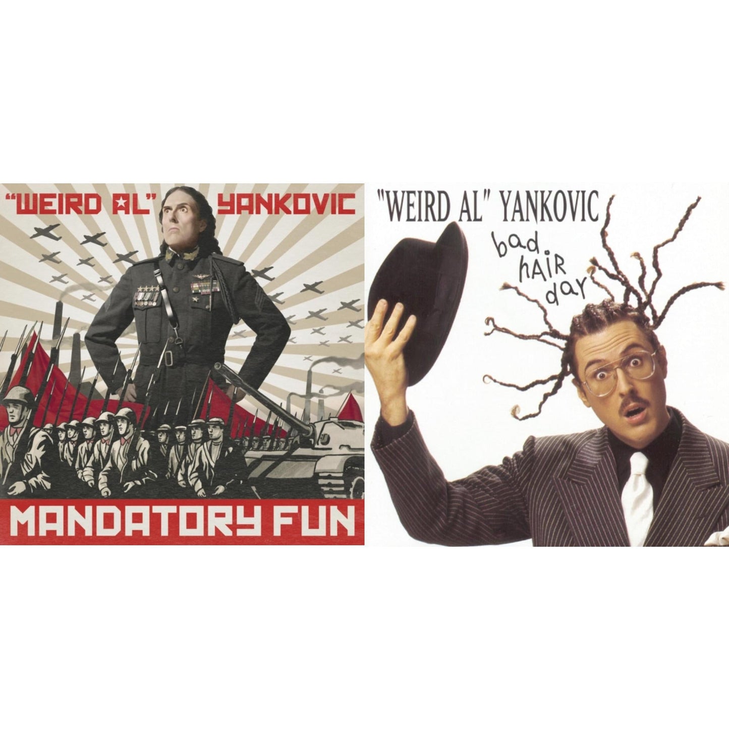 This is a 2 CD SKU bundle.
1.This CD is brand new.Format: CDMusic Style: ParodyThis item's title is: Mandatory FunArtist: Weird Al YankovicLabel: RCA RECORDS USBarcode: 888430937529Release Date: 7/15/2014
2.This CD is brand new.