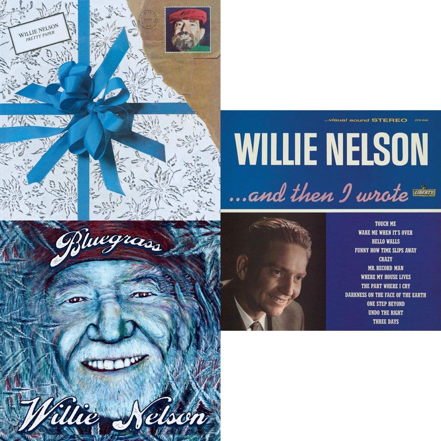 Pretty Paper & Bluegrass (Electric Blue LP Vinyl) & And Then I Wrote (Blue LP Vinyl)