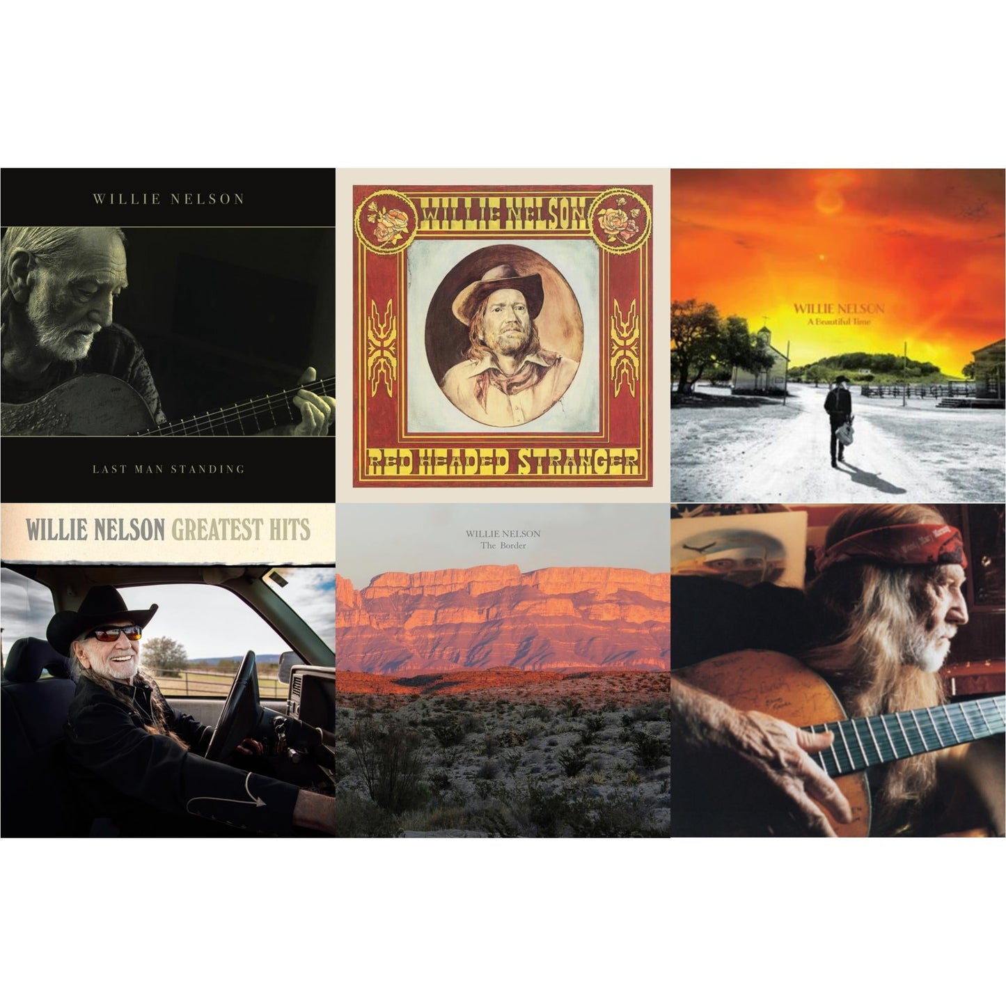 Last Man Standing (140G) & Red Headed Stranger (150G/Dl Insert) & Beautiful Time & Greatest Hits & Border & It Always Will Be