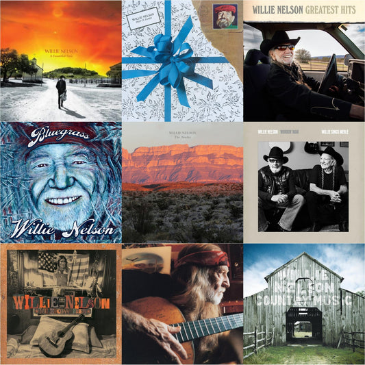 Beautiful Time & Pretty Paper & Greatest Hits & Bluegrass (Electric Blue LP Vinyl) & Border & Workin Man: Willie Sings Merle & Milk Cow Blues (2LP/180G) & It Always Will Be & Country Music (2LP)